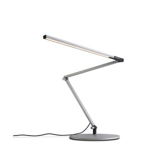 Z-Bar Slim 14.3 inch 6.00 watt Silver Desk Lamp Portable Light
